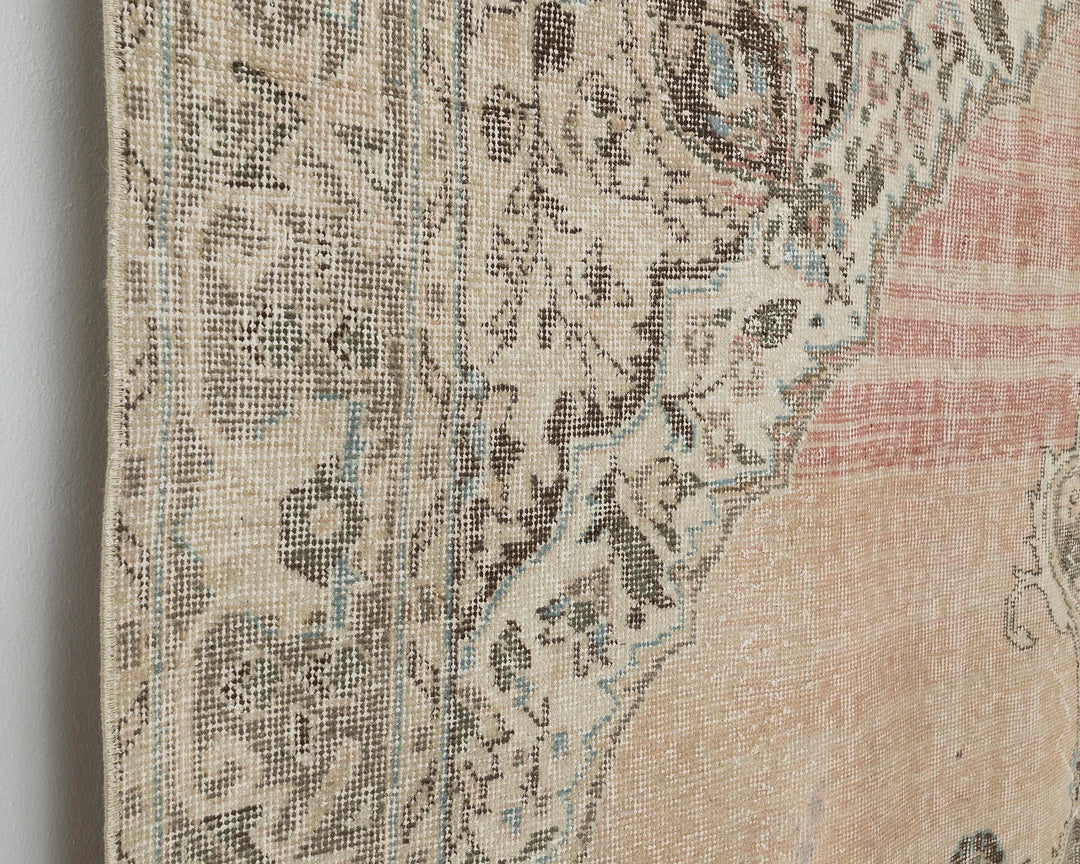 Multicolor Turkish Oushak Rug 6'9" x 10'6" Hand-Knotted | No. VR96012