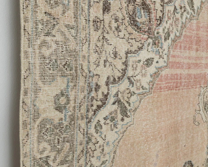 Multicolor Turkish Oushak Rug 6'9" x 10'6" Hand-Knotted | No. VR96012