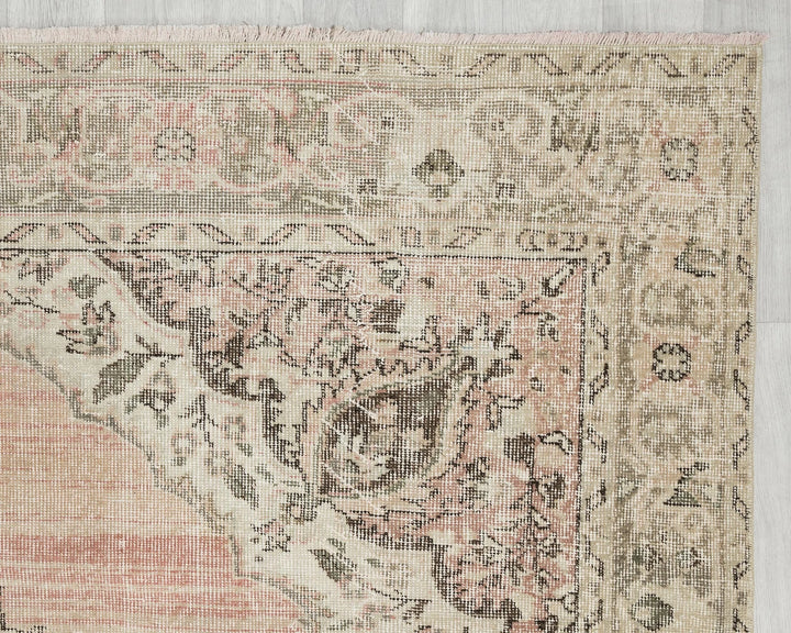 Multicolor Turkish Oushak Rug 6'9" x 10'6" Hand-Knotted | No. VR96012