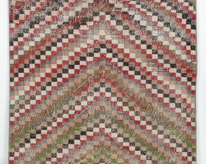 Multicolor Turkish Oushak Rug 3'9" x 5'9" Hand-Knotted | No. VR96089
