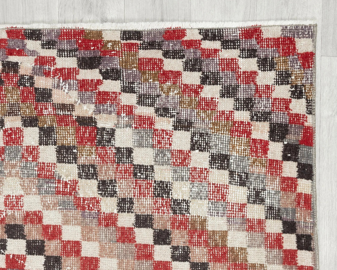 Multicolor Turkish Oushak Rug 3'9" x 5'9" Hand-Knotted | No. VR96089