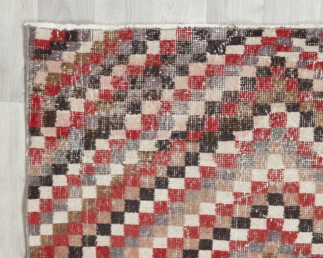 Multicolor Turkish Oushak Rug 3'9" x 5'9" Hand-Knotted | No. VR96089