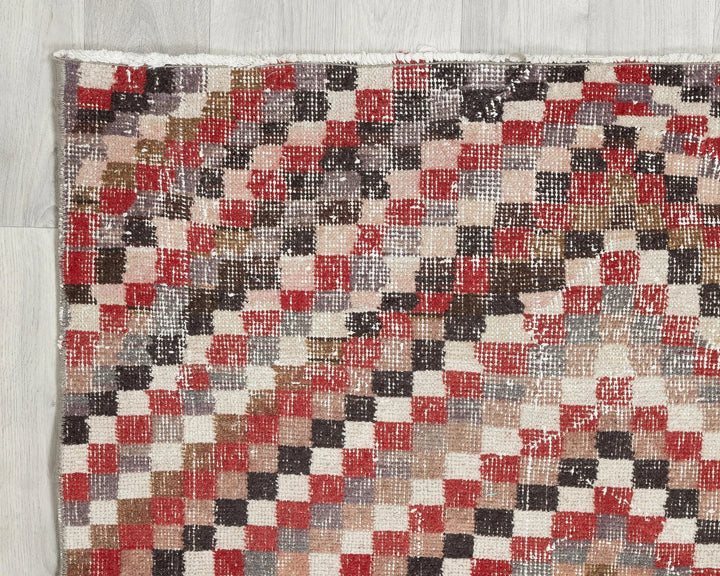 Multicolor Turkish Oushak Rug 3'9" x 5'9" Hand-Knotted | No. VR96089