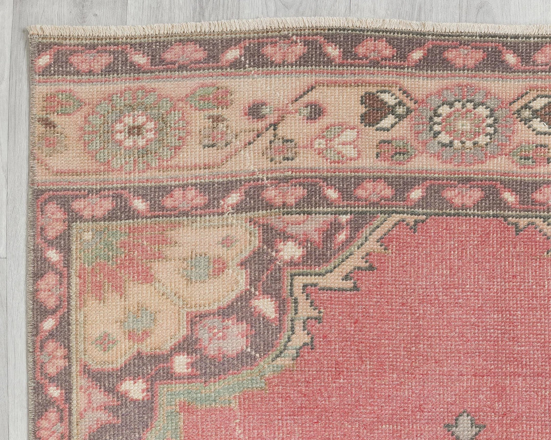 Pink Runner Rug 3' 2" x 12' 5" | No. VR96165