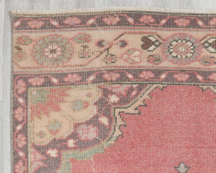 Pink Runner Rug 3' 2" x 12' 5" | No. VR96165