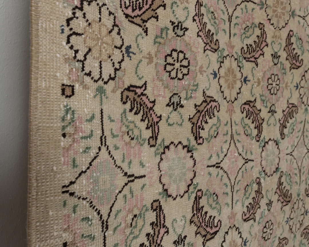 Multicolor Turkish Oushak Rug 8' 8" x 11' 2" Hand-Knotted | No. VR96241