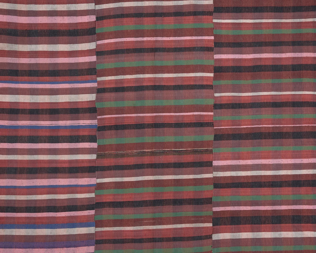 Tan Turkish Kilim Rug 0'7" x 0'10" Flat-Weave | No. VR96314