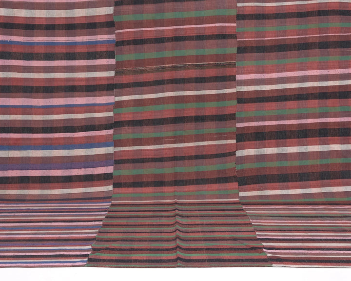 Tan Turkish Kilim Rug 0'7" x 0'10" Flat-Weave | No. VR96314