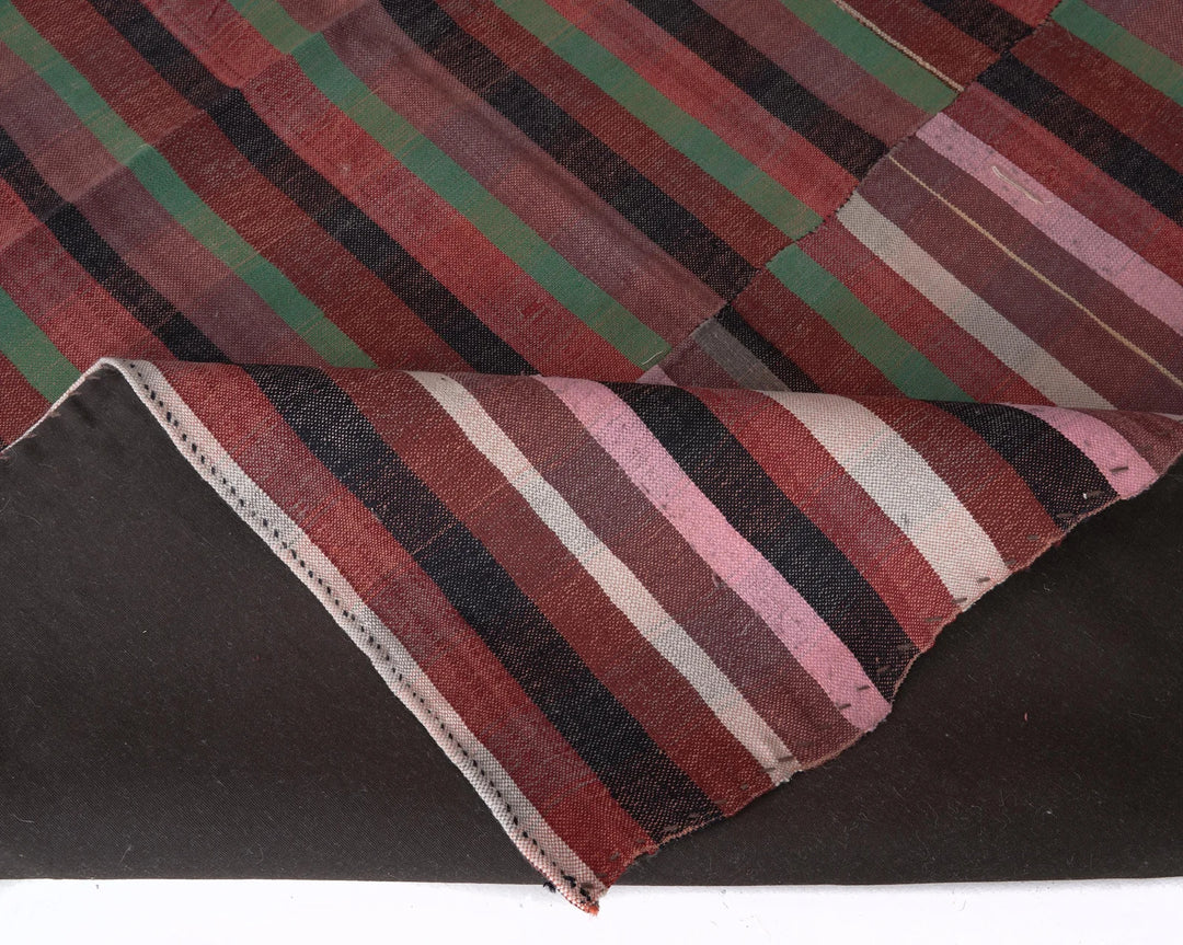 Tan Turkish Kilim Rug 0'7" x 0'10" Flat-Weave | No. VR96314