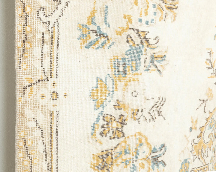 Beige Turkish Oushak Rug 5' 11" x 10' Hand-Knotted | No. VR96332