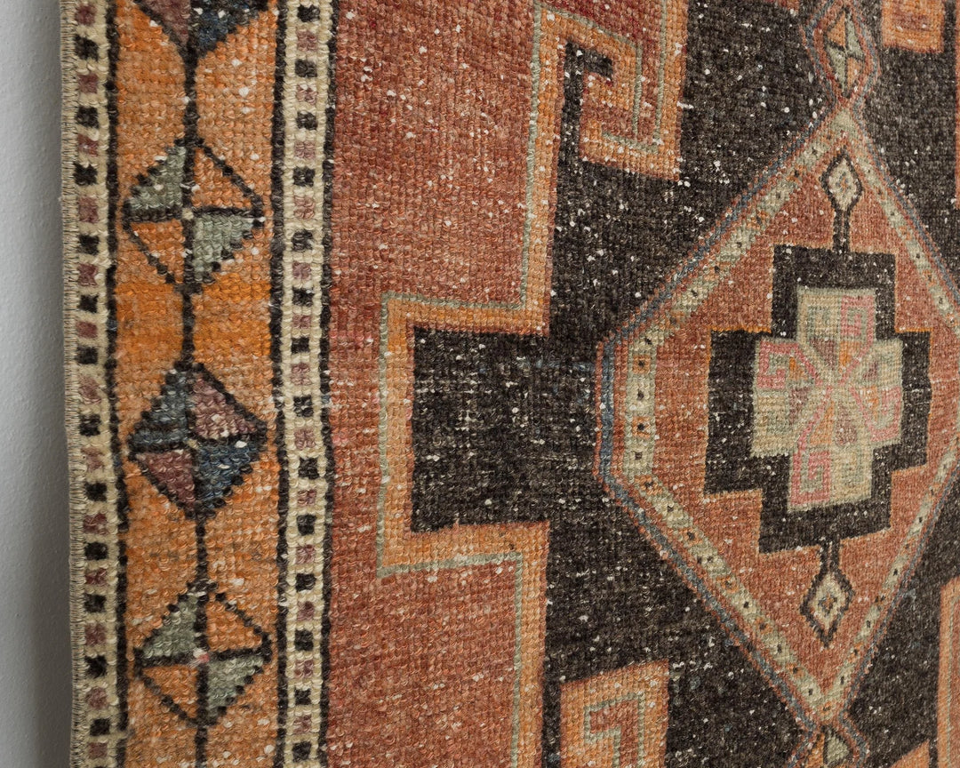 Multicolor Turkish Oushak Rug 3' 7" x 11' 2" Hand-Knotted | No. VR96574