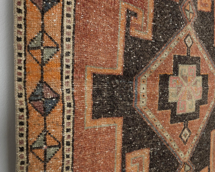 Multicolor Turkish Oushak Rug 3' 7" x 11' 2" Hand-Knotted | No. VR96574