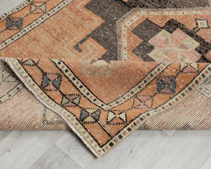 Multicolor Turkish Oushak Rug 3' 7" x 11' 2" Hand-Knotted | No. VR96574