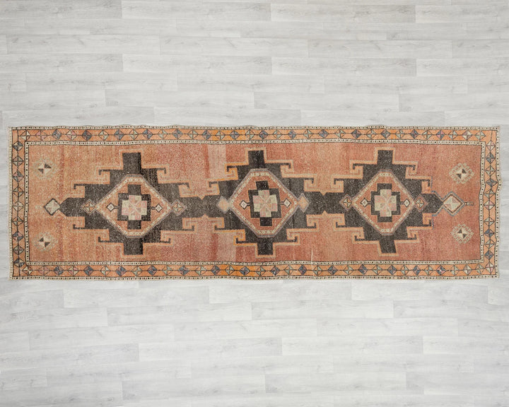 Multicolor Turkish Oushak Rug 3' 7" x 11' 2" Hand-Knotted | No. VR96574