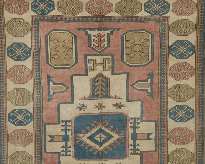 Multicolor Turkish Oushak Rug 6'10" x 9'6" Hand-Knotted | No. VR96620