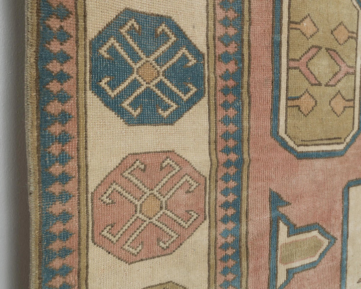 Multicolor Turkish Oushak Rug 6'10" x 9'6" Hand-Knotted | No. VR96620