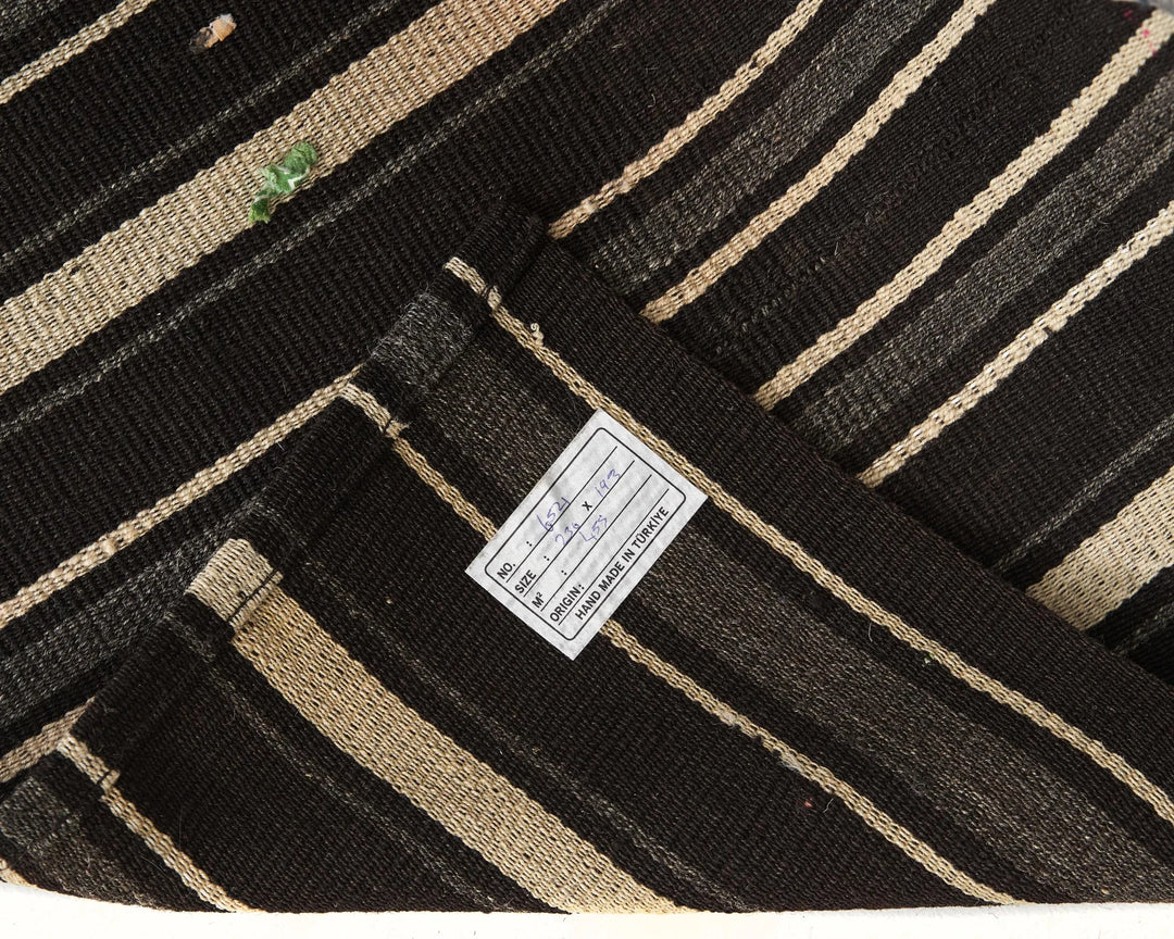 Brown Kilim Rug 6' 4" x 7' 9" | No. VR96631