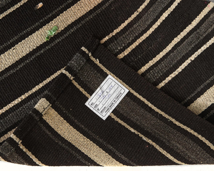 Brown Kilim Rug 6' 4" x 7' 9" | No. VR96631