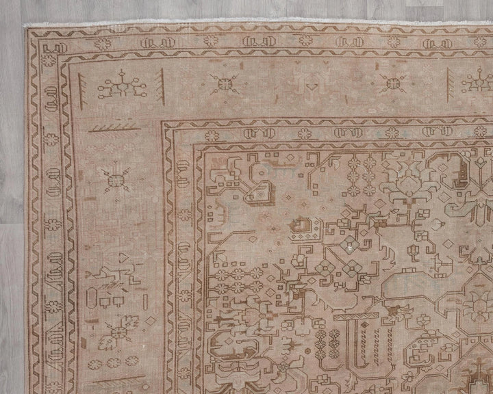 Multicolor Turkish Oushak Rug 8'9" x 11'2" Hand-Knotted | No. VR96680