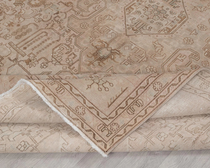Multicolor Turkish Oushak Rug 8'9" x 11'2" Hand-Knotted | No. VR96680