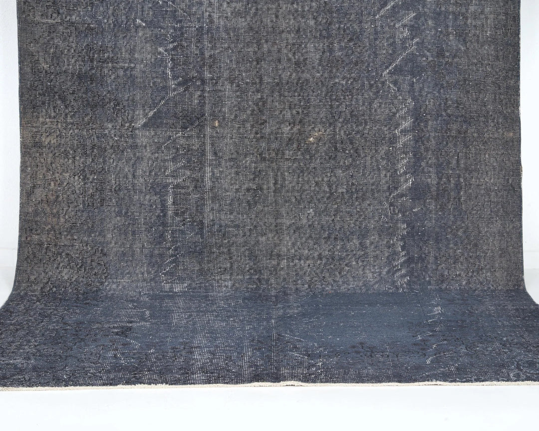 Blue Turkish Oushak Rug 9' 5" x 6' 1" Hand-Knotted | No. VR96739