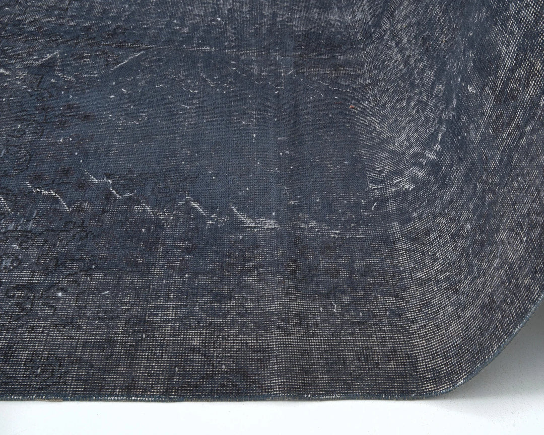Blue Turkish Oushak Rug 9' 5" x 6' 1" Hand-Knotted | No. VR96739