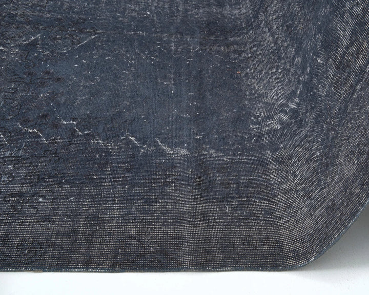 Blue Turkish Oushak Rug 9' 5" x 6' 1" Hand-Knotted | No. VR96739