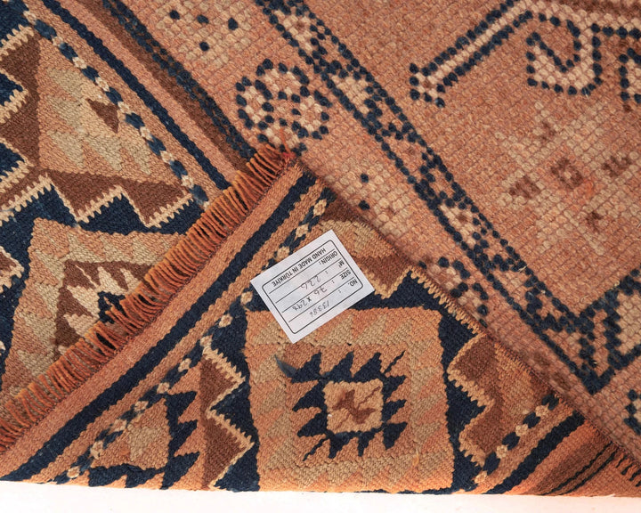 Multicolor Turkish Oushak Rug 2'6" x 9'10" Hand-Knotted | No. VR96791