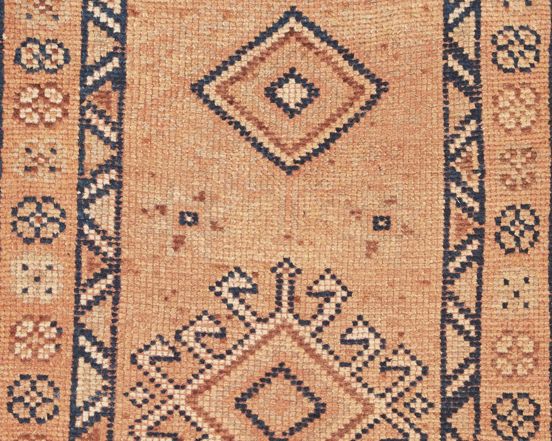 Multicolor Turkish Oushak Rug 2'6" x 9'10" Hand-Knotted | No. VR96791