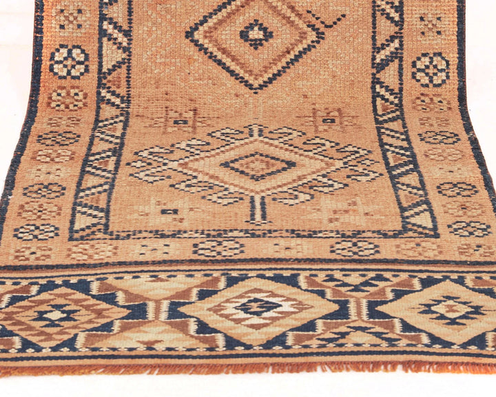 Multicolor Turkish Oushak Rug 2'6" x 9'10" Hand-Knotted | No. VR96791