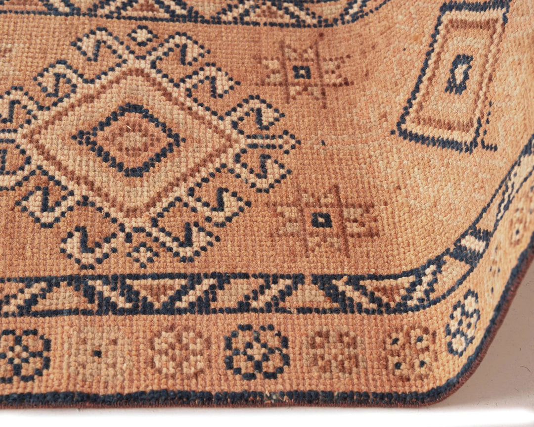 Multicolor Turkish Oushak Rug 2'6" x 9'10" Hand-Knotted | No. VR96791