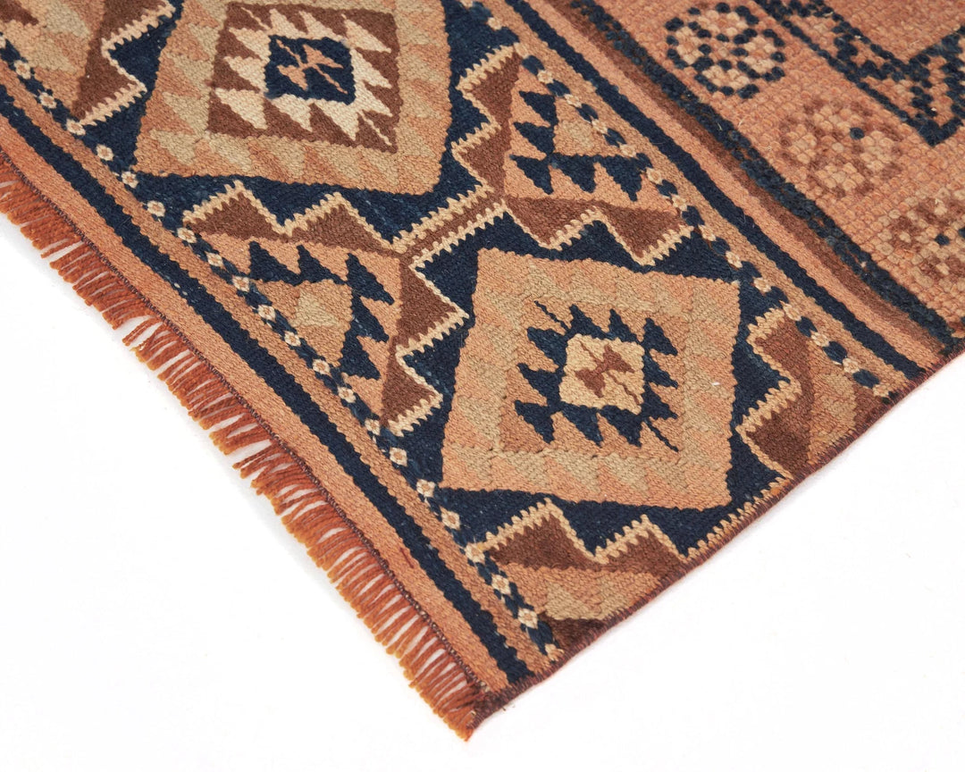 Multicolor Turkish Oushak Rug 2'6" x 9'10" Hand-Knotted | No. VR96791