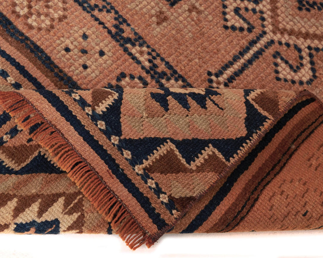 Multicolor Turkish Oushak Rug 2'6" x 9'10" Hand-Knotted | No. VR96791