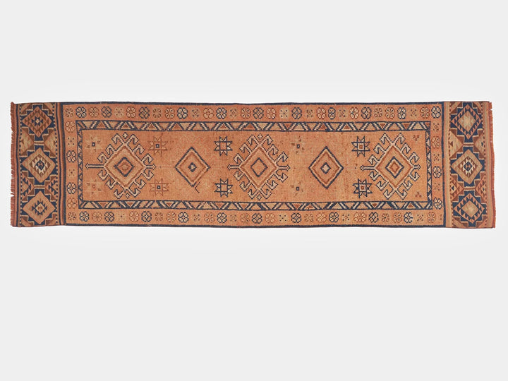 Multicolor Turkish Oushak Rug 2'6" x 9'10" Hand-Knotted | No. VR96791