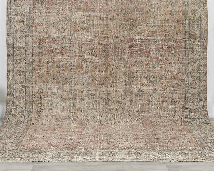 Multicolor Turkish Oushak Rug 6'9" x 9'8" Hand-Knotted | No. VR97023
