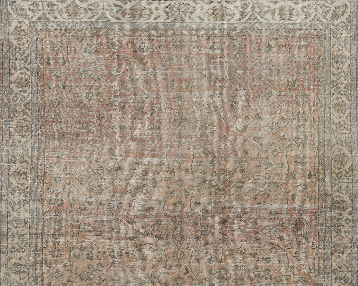 Multicolor Turkish Oushak Rug 6'9" x 9'8" Hand-Knotted | No. VR97023
