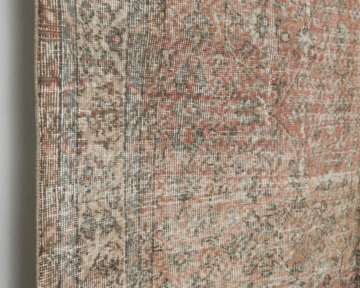Multicolor Turkish Oushak Rug 6'9" x 9'8" Hand-Knotted | No. VR97023