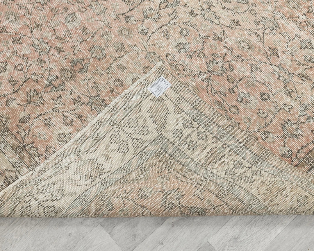Multicolor Turkish Oushak Rug 6'9" x 9'8" Hand-Knotted | No. VR97023