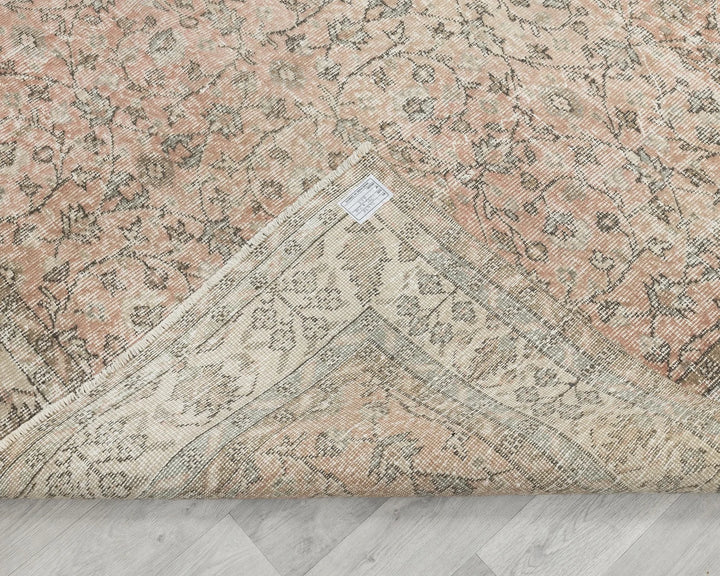 Multicolor Turkish Oushak Rug 6'9" x 9'8" Hand-Knotted | No. VR97023