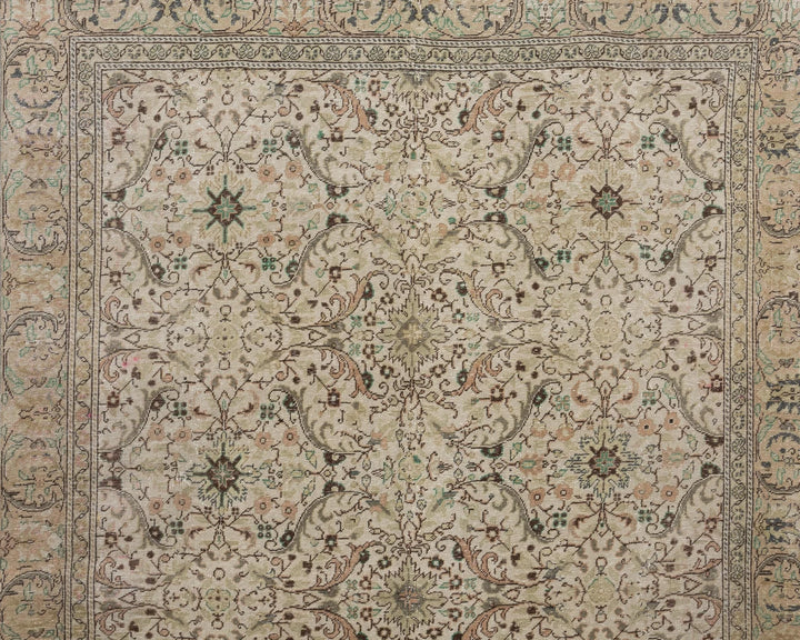 Multicolor Turkish Oushak Rug 5'10" x 8'10" Hand-Knotted | No. VR97139