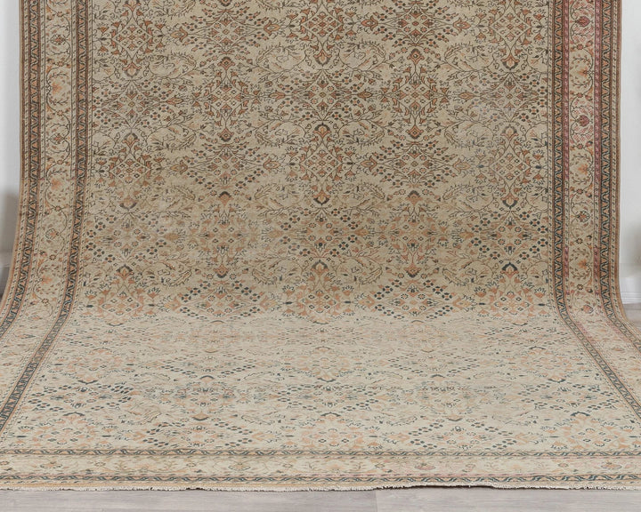 Multicolor Turkish Oushak Rug 7' 9" x 11' 1" Hand-Knotted | No. VR97332
