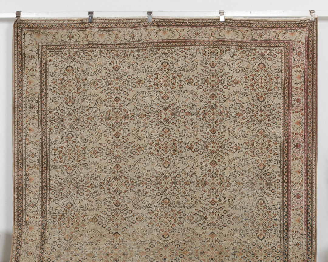 Multicolor Turkish Oushak Rug 7' 9" x 11' 1" Hand-Knotted | No. VR97332