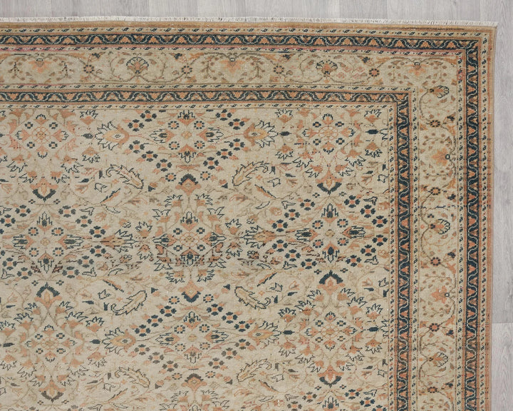 Multicolor Turkish Oushak Rug 7' 9" x 11' 1" Hand-Knotted | No. VR97332