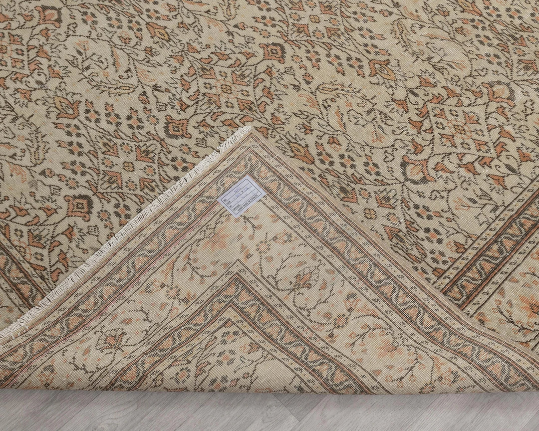 Multicolor Turkish Oushak Rug 7' 9" x 11' 1" Hand-Knotted | No. VR97332