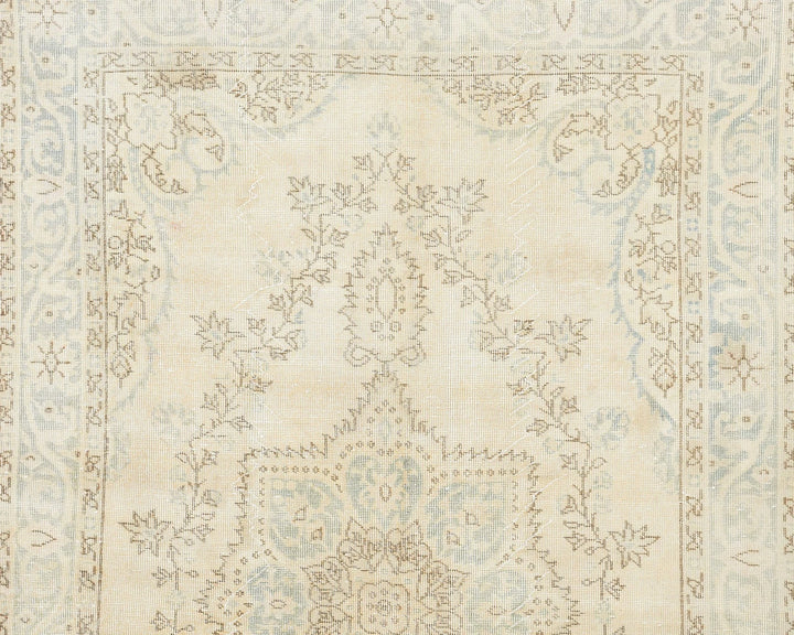 Beige Turkish Oushak Rug 5' 8" x 9' 10" Hand-Knotted view