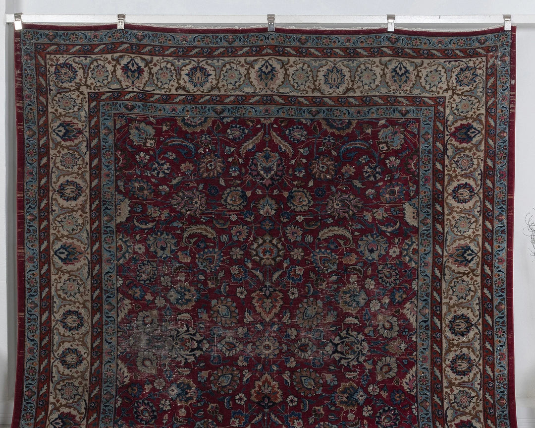 Multicolor Turkish Oushak Rug 8' 4" x 10' 8" Hand-Knotted | No. VR97436