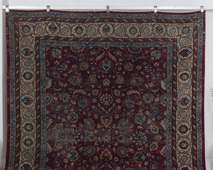Multicolor Turkish Oushak Rug 8' 4" x 10' 8" Hand-Knotted | No. VR97436