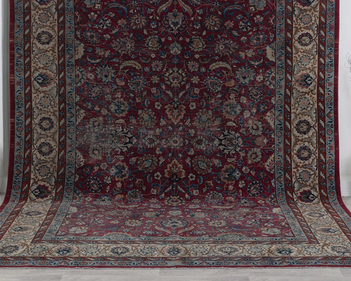 Multicolor Turkish Oushak Rug 8' 4" x 10' 8" Hand-Knotted | No. VR97436