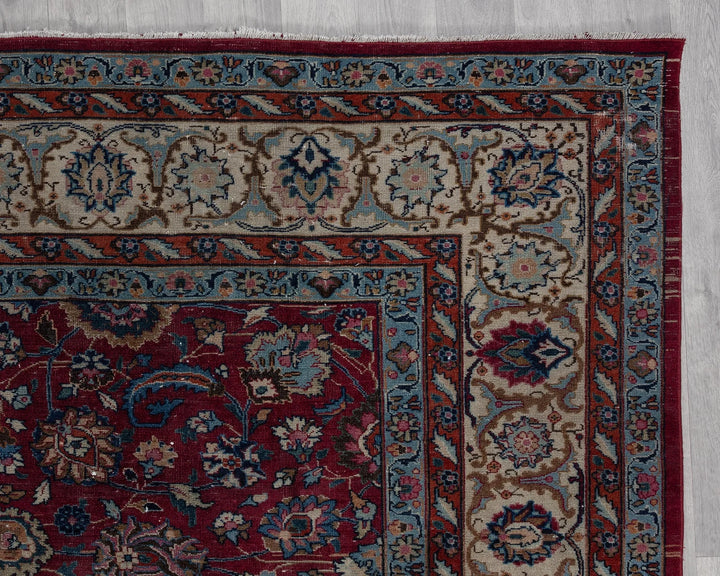 Multicolor Turkish Oushak Rug 8' 4" x 10' 8" Hand-Knotted | No. VR97436
