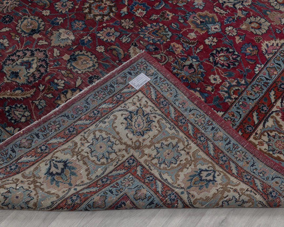 Multicolor Turkish Oushak Rug 8' 4" x 10' 8" Hand-Knotted | No. VR97436